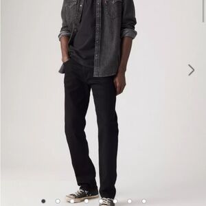 Levis 502 Black Denim Jeans Size 30